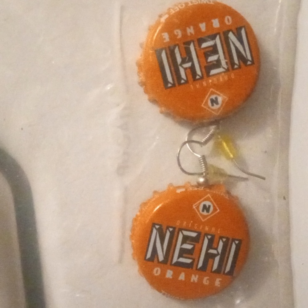 💚BOGO💚"Nehi"Bottle Cap Earrings